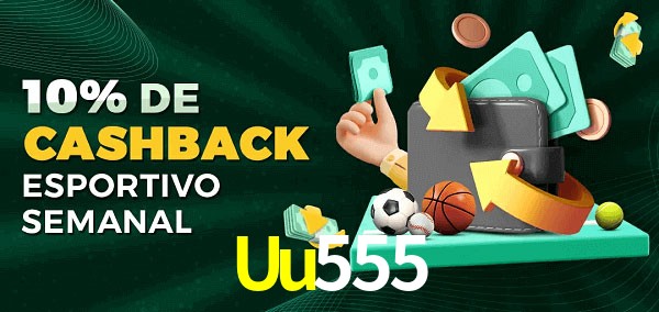 10% de bônus de cashback na Uu555